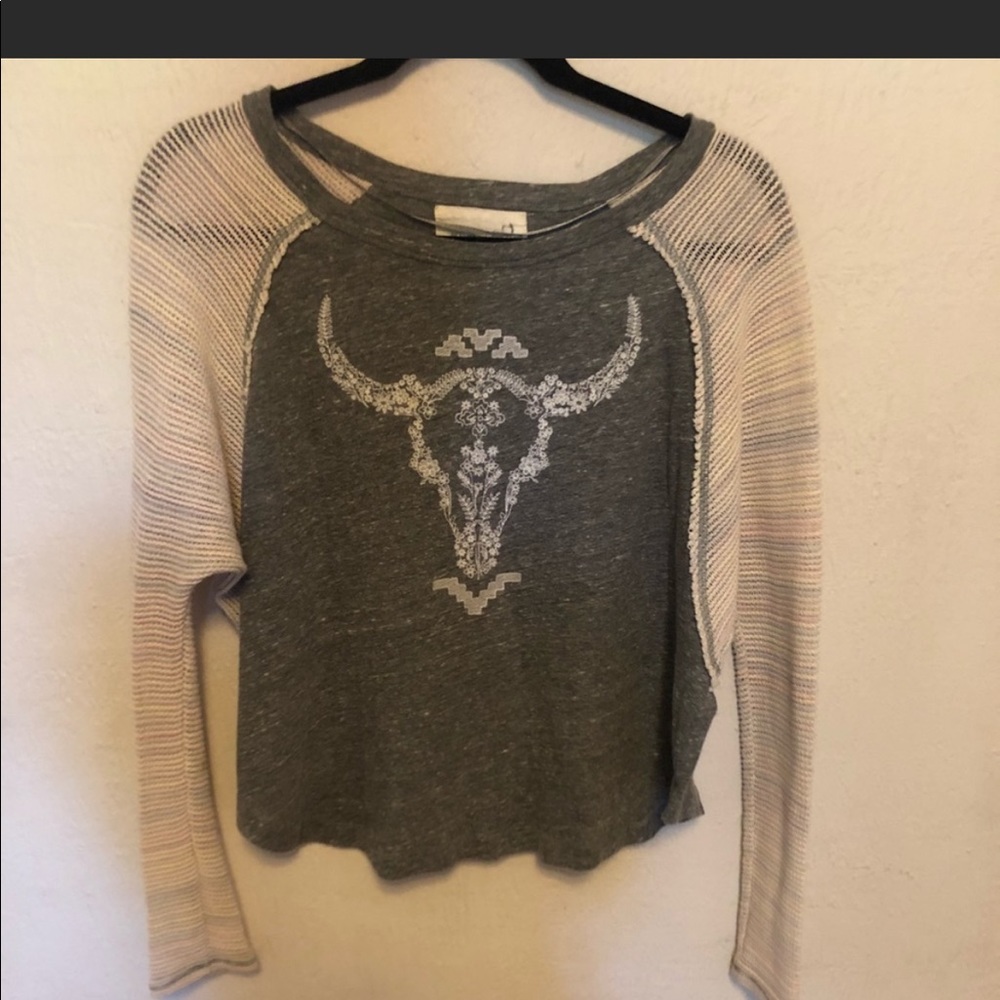 Size small free people Bull head top